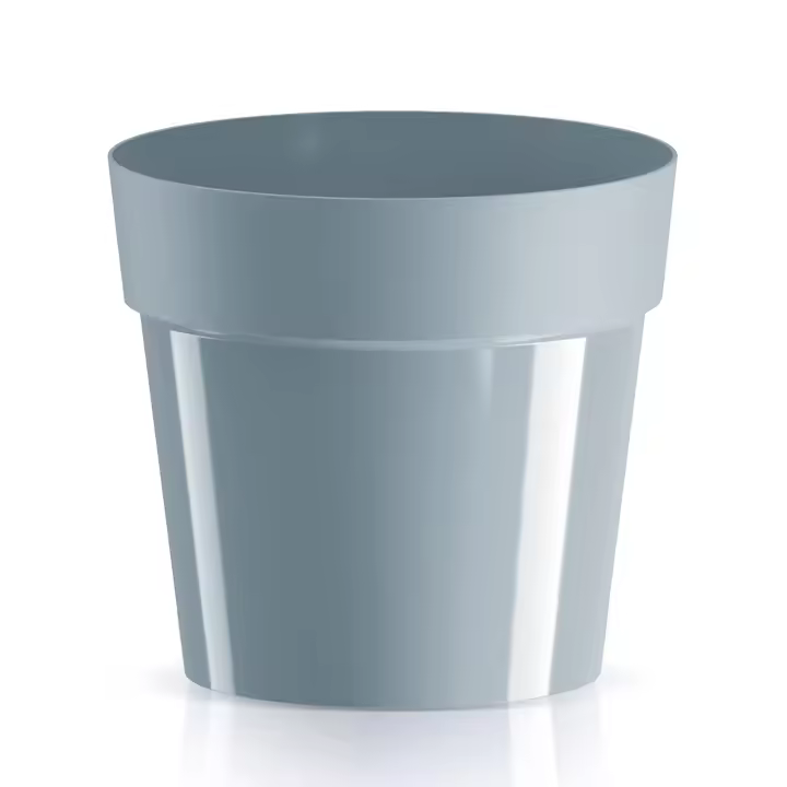 Maceta Prosperplast CUBE BASIC 139x139x128 Gris Claro - Colección Moderna - 1