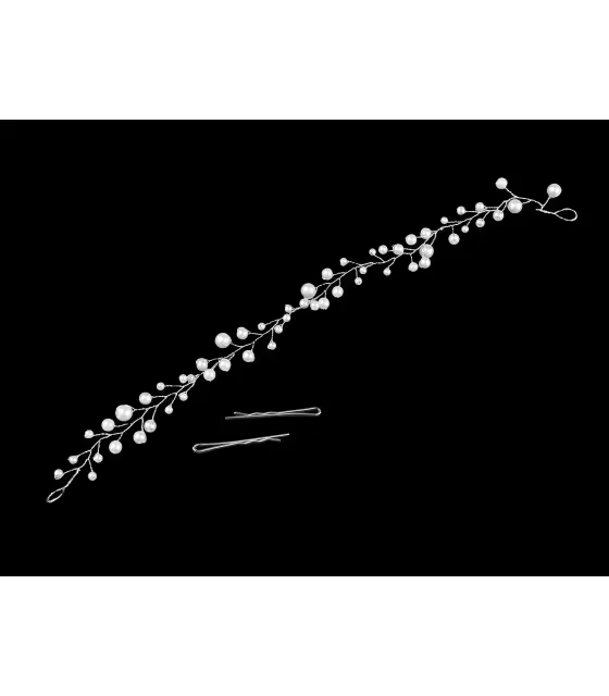 ADORNO DE PERLAS / DIADEMA - 1