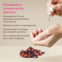 Repavar Aceite Rosa Mosqueta 100% Puro Tratamiento cosmético de cicatrices y estrías y alteraciones de la piel facial y corporal - Incluye Aplicador Roll On y Cuenta Gotas - 15 ml - details 3