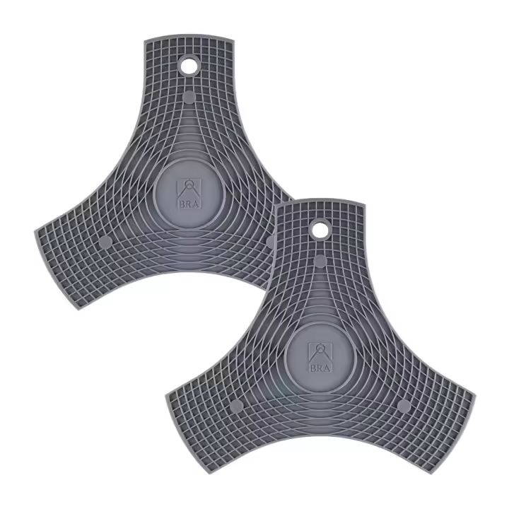BRA Safe - Conjunto de 2 Protectores Imantados Multiusos en Silicona. Gris - 1