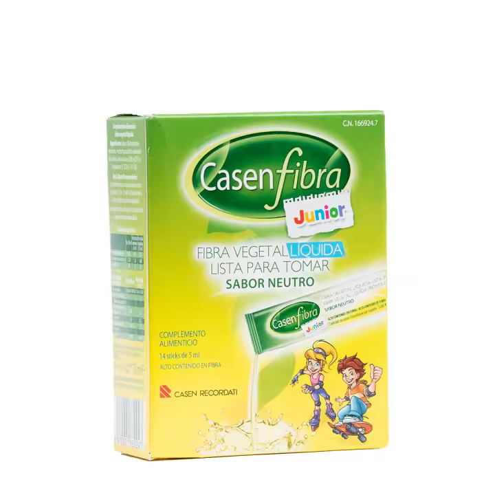 Casenfibra junior fibra vegetal líquida 14 sobres de 5 ml. - 1
