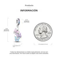 Encantos De Viaje Para Café Plata Charms Para Perros Y Gatos Corazón De Cuentas Adecuados Para Pulsera Original DIY Tendencia Clásica Vintage Romántica - details 537