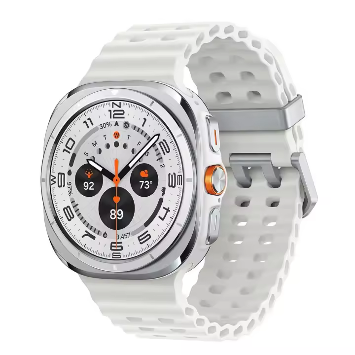 Samsung Galaxy Watch Ultra (2025) (LTE, 47 mm), Smartwatch LTE con IA, Titanio, Botón Personalizable, Control de Salud, Resistencia al agua de 10 ATM IP68, Batería de larga duración-Power saving mode Up to 100 hrs - 1