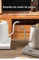 Hervidor Eléctrico 800ml Con Cuello De Ganso Y Control De Temperatura Para Café Manual 1000W Calentamiento Rápido 110V/220V Teapot Inteligente - details 7