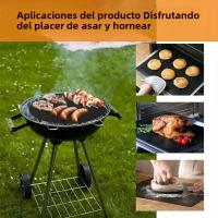 Almohadillas De Horno Para Microondas 16x13 Pulgadas Resistentes a Altas Temperaturas No Pegajosas Y Gruesas Para Barbacoas Y Grill - details 2