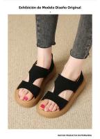 Sandalias Romanas Para Mujer Con Un Tirante Suela Suave Sandalias Planas Transpirables Zapatillas De Playa Comodidad Elevada Estación De Verano - details 14