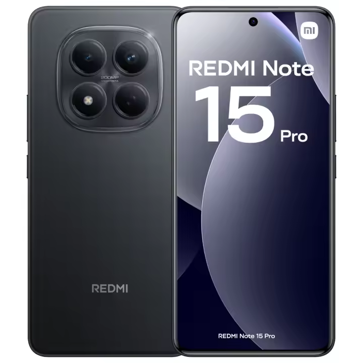Xiaomi Redmi Note 15 Pro 4G Smartphone NFC Pantalla AMOLED FHD+ de 6,77” Procesador MediaTek Helio G200-Ultra Cámara de ultra nitidez de 200 MP Cámara frontal 32 MP Batería de 6500 mAh Carga turbo de 45W Xiaomi HyperOS 2 - 1