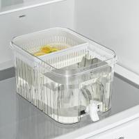 Cubeta De Agua Fría De 5L Con Grifo/Brazo Soporte Juguete De Refrigérateor Dispensador De Jugos Y Bebidas Veraniegas Contenedor De Agua Para Nevera Pitcher De Agua - details 5