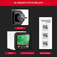 HT97 Detector De Voltaje Digital Prueba RCD GFCI Con Pantalla Grande Comprobador De Enchufes EU US UK Protección De Fugas - details 13