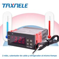 Controlador De Temperatura Digital STC-1000 220V 12V Con Dos Relé Termostato Para Incubador Calefacción Enfriamiento Termorregulador - details 0