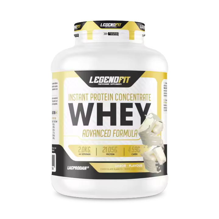Proteína Whey 2kg Instant Protein Concentrate Advanced | 80% Proteína de Suero Arla Lacprodan® con Colágeno Hidrolizado y L-Glicina | Batido Proteico para Deportistas/ LEGEND FIT - 1