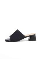 Paloma Wang sandalias doradas mules mujer con tacòn bajo con pala elàstica - details 18