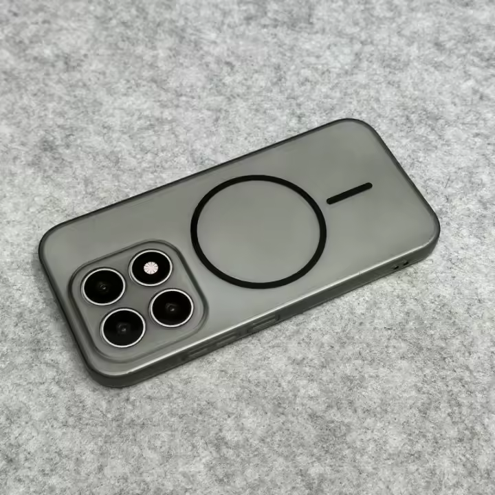 Funda De Teléfono Ultra Delgada Y Suave TPU Para Xiaomi 17 ProMax 15 S 14 13 pro Con Carga Inalámbrica Magnética Y Antichoque En Color Mate - 1