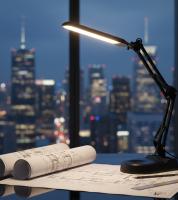 Lámpara de Escritorio BRIDGE Articulable BEL AIR HOME Flexo Led 10W - Protección Ocular - 3 Temperaturas de Luz - Plata - details 3