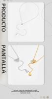 Collar De Corazón Ajustable Para Mujer En Plata 925 Con Cierre Flexible Y Zirconia Joyería Clásica Con Toque Moderno Para Fiesta Aniversario Regalo - details 5