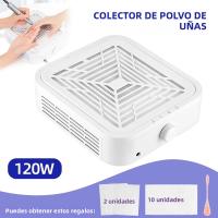 Extracorredor De Uñas Sin Escobillas De 120W Con Alta Succión Filtro Y Bajo Ruido Para Manicura Limpiador De Polvo De Uñas - details 0