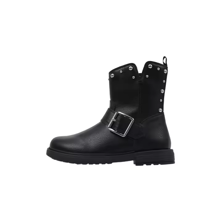 Geox J ECLAIR GIRL K Botas Planas Niña Negro - 1