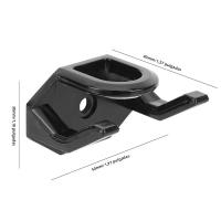 5Pcs Portadores De Gorras Minimalistas De Plástico Con Adhesivo Espacio Ahorrador Gancho Para Muros Para Camarines De Camisetas Y Sombreros - details 7