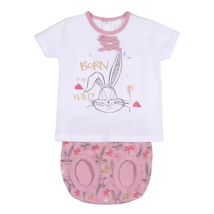 CERDÁ LIFE'S LITTLE MOMENTS Conjunto Bebé Ranita 2 Piezas Looney Tunes 0-6 Meses - 1