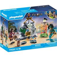 PLAYMOBIL busqueda del tesoro pirata (71420) en busca de tesoros perdidos. - details 0