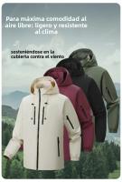 Chaqueta De Montañismo Para Hombres Y Mujeres Impermeable Y a Prueba De Viento Para Esquí Y Deportes Al Aire Libre Marca NameNoEnName_Null Lining Material POLYESTER Tamaño Verdadero Tipo De Chaqueta Windbreaker - details 1