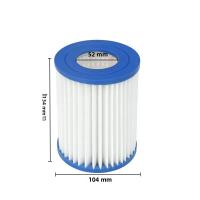 Filtro De Carcasa Para Piscinas Tipo II Reemplazo Para Hot Tubs Lay Z Spa 530-800 Galones Fabricado Con Material De Tela - details 0