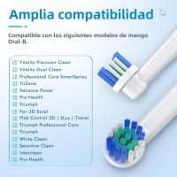 Cabezales De Cepillo De Dientes De Repuesto Compatible Con Oral B Profesional Para Bricos Eléctricos 4/8/16/20 Piezas Adultos - details 2