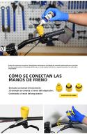 Herramienta De Mantenimiento De Frenos De Disco EZmtb Universal Metálica Para Cambio Y Inyección De Aceite Multifuncional Para Bicicletas - details 9