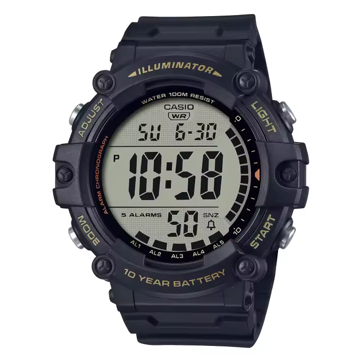 Casio Reloj Hombre Digital Cuarzo con Correa de Resina AE-1500WHX-1A - 1