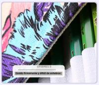 Estuche De Lienzo Colorido Para Lápices Y Pinceles Estuche De Almacenamiento Para Estudiantes Y Artistas Tamaño Variado - details 4