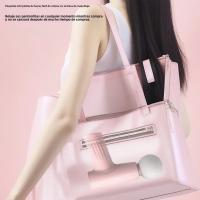 Mini Masajeador De Músculo Rosa Electrónico Portátil Para Terapia De Tisular Profundo Masajeador De Fascia Con Batería Recargable - details 5