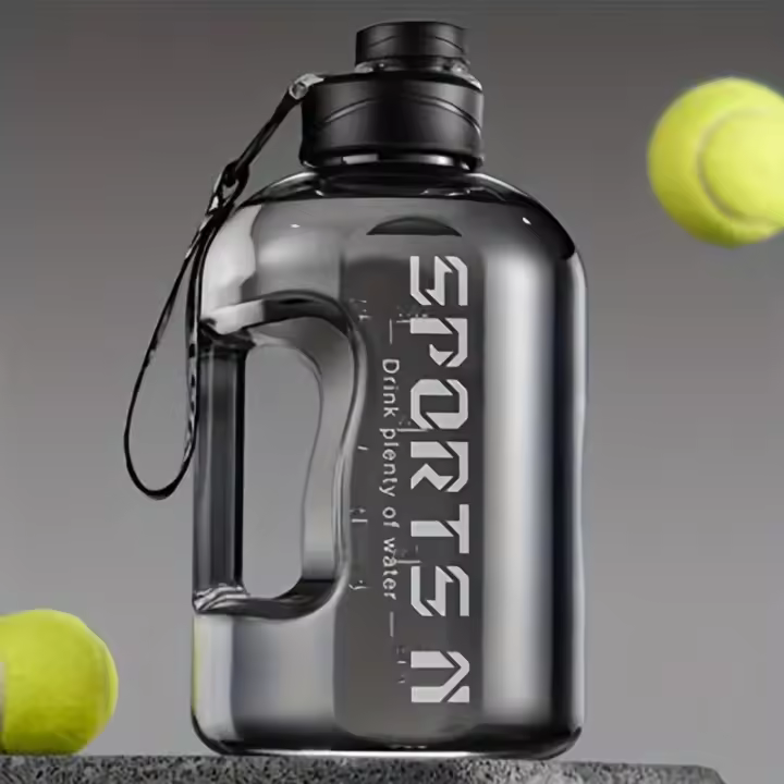Botella De Agua 1700ml Para Deportes Fitness Ciclismo Y Hidratación Diaria Unisex Material Plástico Reutilizable - 1
