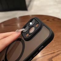 Funda magnética para iPhone 17 con cristal para cámara incorporado compatible carga inalámbrica mate translúcido Meloenvias - details 2