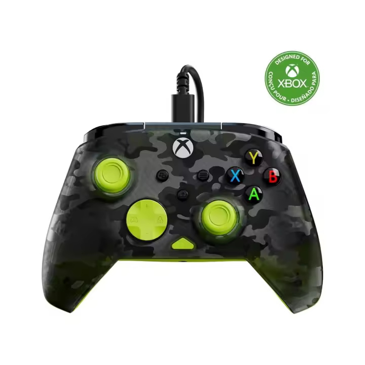 Rematch Core Wired Controller · Ghost Camo Black & Yellow - Mando XBOX - 1