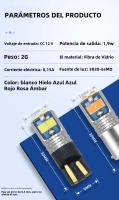 Lámparas De Coche LED Super Brillantes Canbus T10 194 168 W5W BA9S 3030 6SMD Amarillo Y Blanco Para Iluminación Interior - details 7