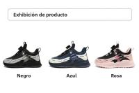Zapatos Deportivos Para Niños Con Hebilla Giratoria Moda Niños Y Niñas Zapatillas De Correr Casual Transpirables Para Exteriores Todas Las Estaciones - details 6