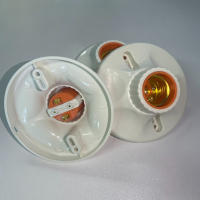 Soporte De Bombilla De Tornillo E27 1-20PCS 220V Base De Lámpara Blanca Adaptador De Soporte Para Luz De Techo - details 8