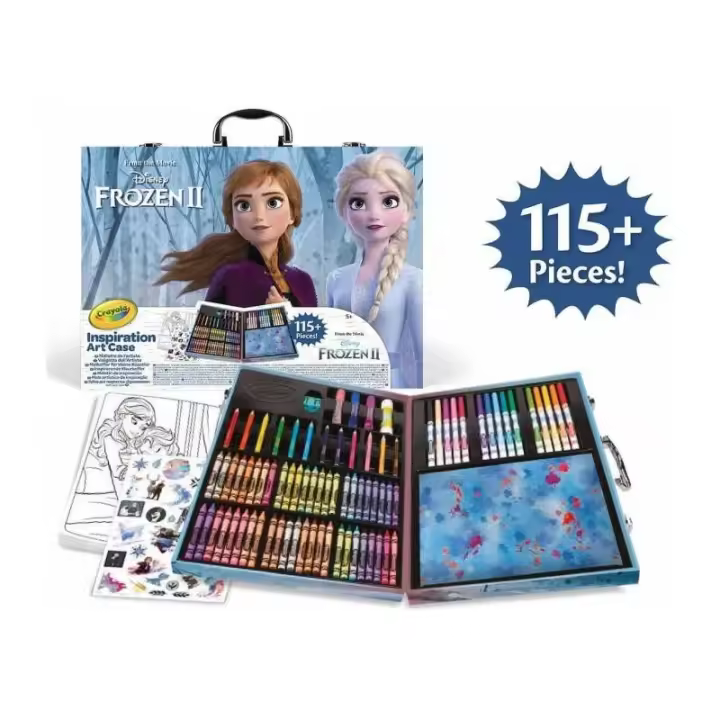 MALETIN DEL ARTISTA 115 PIEZAS FROZEN 2 DE CRAYOLA - 1