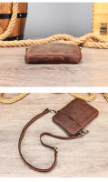 Bolso De Hombro Para Hombre En Cuero Genuino Multifuncional Y De Gran Capacidad Bolso Cruzado De Cuero Con Tassel Bolso De Mano Casual Para Fiestas - details 13