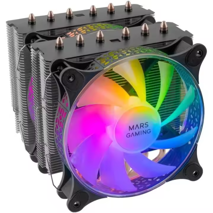 Mars gaming mcpu-xt argb cpu fan 120mm black - 1