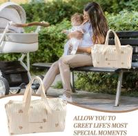 Om Home Bolsa de almacenamiento – Bolso multifuncional para mujer – Bolso de maternidad – Bolso de viaje – Bolso de fin de semana – Bolso para mamás – Bolso de hombro/bolso tote – Apto para llevar en la mano, al hombro o cruzado – Ideal para la preparació - details 5