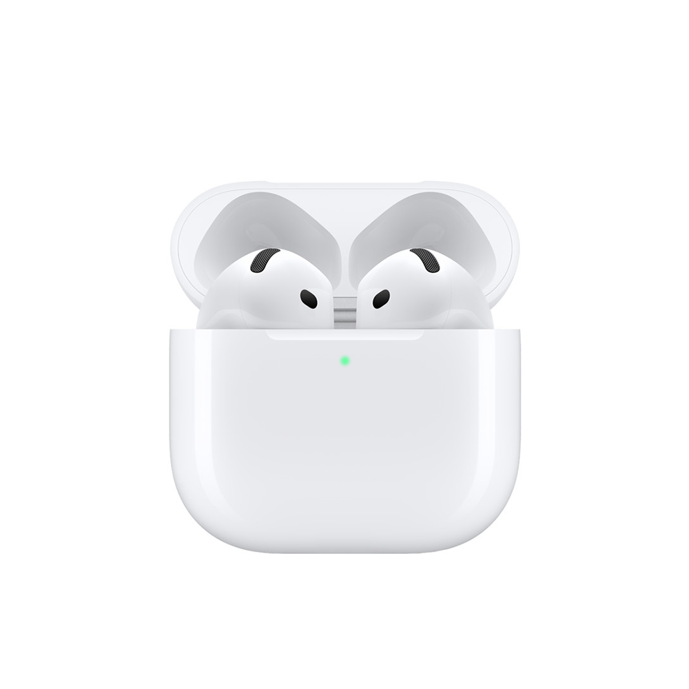 Apple AirPods 4 Auriculares inalámbricos, con / sin Cancelación Activa de Ruido, Bluetooth 5.3, Audio espacial personalizado, Chip H2, Hasta 30 horas de reproducción usando el estuche, Resistencia al polvo, el agua y el sudor