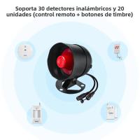 Sistema De Alarma De Seguridad Doméstica KERUI Con Altavoz Y Silbato WIFI 110db Control Remoto a Través De Tuya Sensor De Movimiento Y Puertas Ventanas Para Casa - details 5