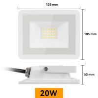 Luz De Enfriamiento LED Exterior IP65 10W 20W 30W 50W 100W Calor/Cielo Blanco Para Jardín Y Garage Luz De Escenario AC220V - details 3