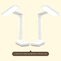 Lámpara De Escritorio LED Táctil Recargable USB Con 3 Niveles De Iluminación Protección Ocular Plegable Para Dormitorio Luz Nocturna De Mesa - details 7