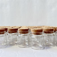 Botellas De Vidrio Pequeñas Con Tapa De Goma 25ml 12/24/36 Pcs Para Decoración Del Hogar Y DIY Botellas De Sueños Para Bodas - details 0