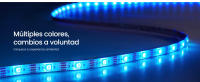 VASAGLE Marco de Cama Flotante, 160 x 200 cm, Bordes Acolchados, LED, 2 Tomas de Corriente, 1 Puerto USB-A, 1 Puerto USB-C, 1 Puerto USB-A Posterior, Carga de 500 kg, Gris Pizarra - details 3