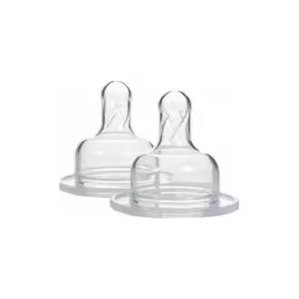 Dr Brown'S Tetina Silicona Boca Ancha Natural Flow 2Uds - 1