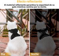 Correa De Tracción Para Gatos Transpirable Con Ajuste Y Antideslizante Chaleco Estilo Cuerda Adelantable Ultrafino Para Verano - details 10