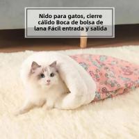 Cama Caliente Para Gatos Auto-regulable Funda De Sueño De Invierno Para Mascotas Pequeñas Y Perros Cachorros Sillón Suave De Peluche Para Interiores - details 6